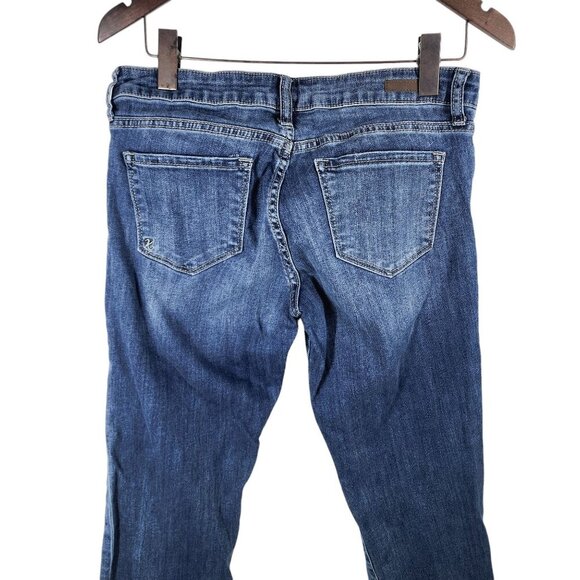 Kut From The‎ Kloth Jean Catherine Boyfriend KFTK Blue Denim Women's Size 8 READ - Picture 5 of 11